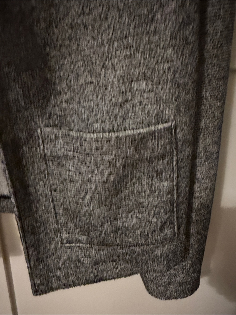 J. Crew Gray Open-Front Knit Blazer with Patch Pockets - Picture 4 of 5